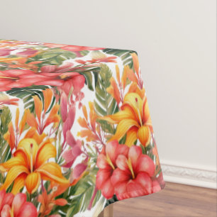 Toalha De Mesa Flores Tropicais Hibiscus