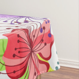 Toalha De Mesa Flores tropicais, padrão sem costura