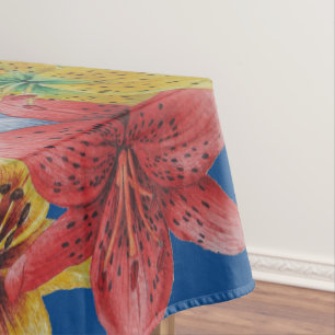 Toalha De Mesa flores únicas, grandes e corajosas, florais