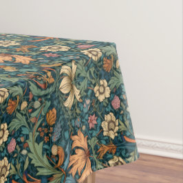 Toalha De Mesa Flores, vintage, art nouveau, estilo William Morri