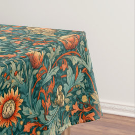 Toalha De Mesa Flores, vintage, art nouveau, estilo William Morri