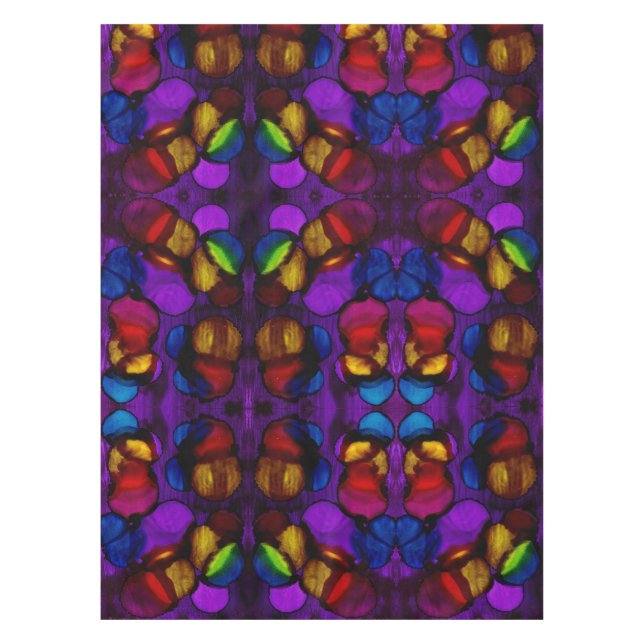 Toalha De Mesa Florescer Elétrico (Frente)
