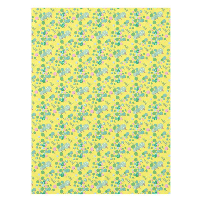 Toalha De Mesa Floresta Moderna Whimsical (Frente)