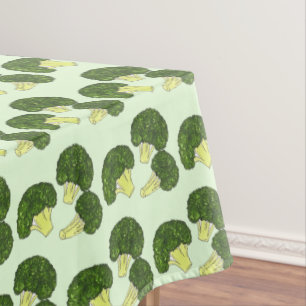 Toalha De Mesa Florestas de brócolis verdes lança vegetação veget