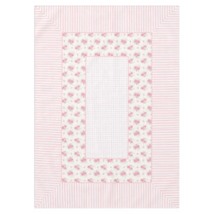 Toalha De Mesa Flórida de safra, linhas e pontos tablecloth 60"x8