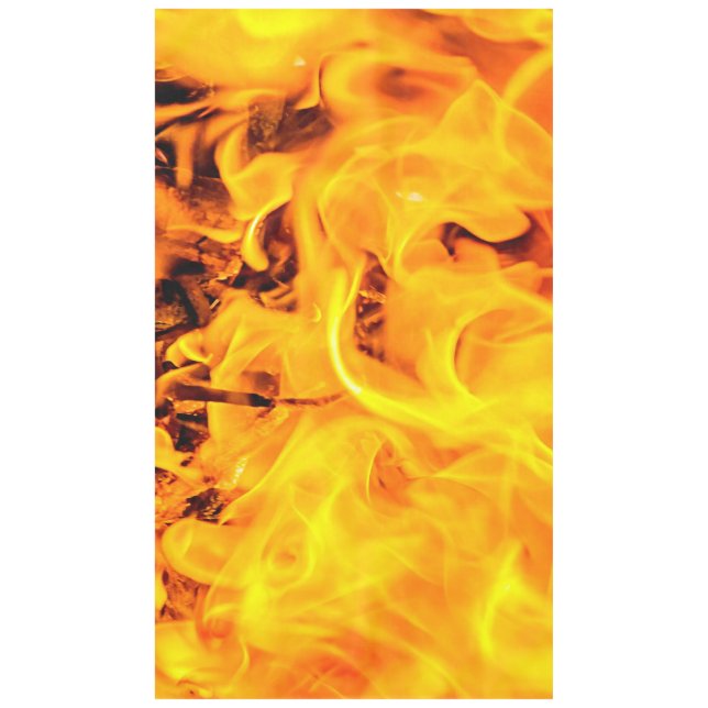 Toalha De Mesa Fogo E Chamas (Frente)