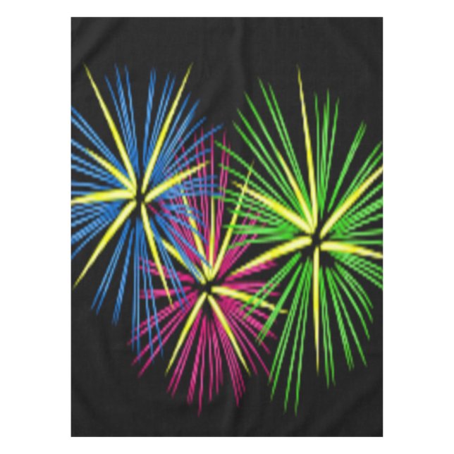 TOALHA DE MESA FOGOS DE ARTIFÍCIO (Frente)