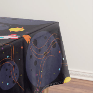 Toalha De Mesa Foguete no Espaço