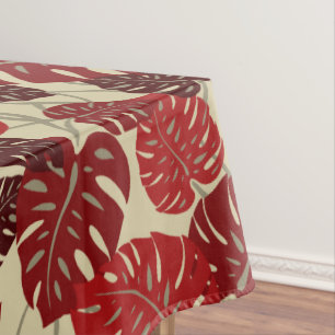 Toalha De Mesa Folha havaiana de Monstera do gancho do penhasco