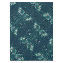 Toalha De Mesa Folha verde-clara de palmeira clara