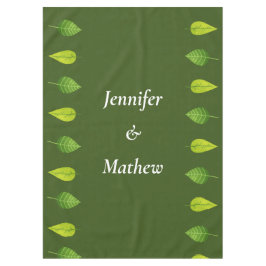 Toalha De Mesa Folha Verde Personalizada Greenery Tablecloth