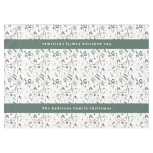 Toalha De Mesa Folhagem moderna e elegante, bem-vinda