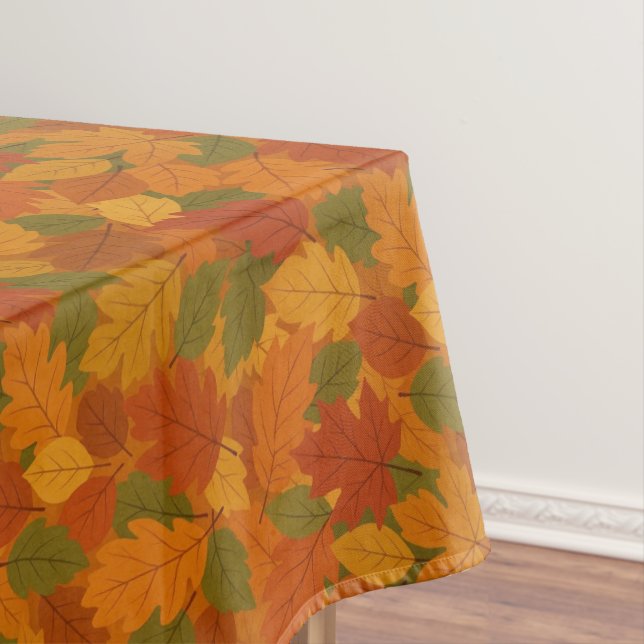 Toalha De Mesa Folhas clássicas de outono com padrão (Posição Original)