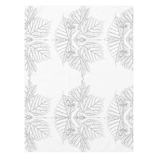 Toalha De Mesa Folhas de madeira (Frente)