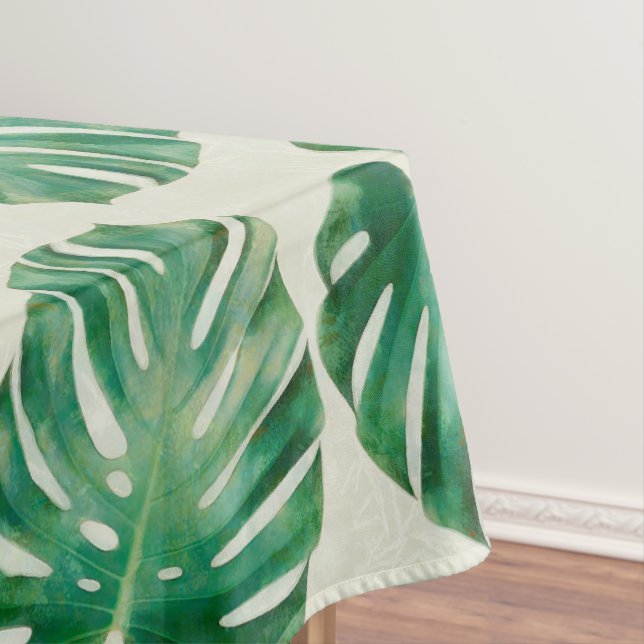 Toalha De Mesa Folhas de Monstera (Posição Original)