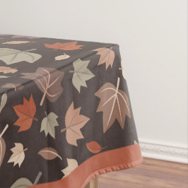 Toalha de Mesa Folhas de Outono Escuras