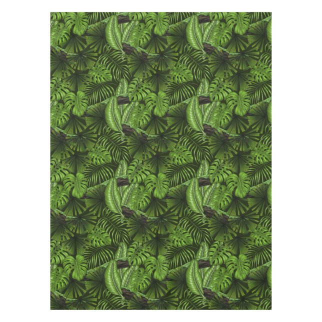 Toalha De Mesa Folhas de selva (Frente)