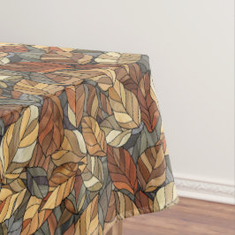 Toalha De Mesa Folhas de Vidro Estampadas Elegantes - Outono Russ