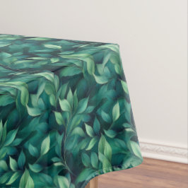 Toalha De Mesa Folhas Verdes de Eucalipto