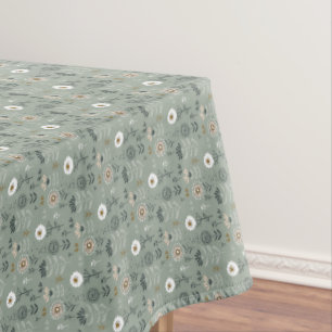 Toalha De Mesa Forest Floral Sage Green