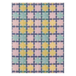 Toalha De Mesa Formas Retro Modernas Para Decoração Diária em Cas