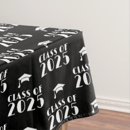 Toalha De Mesa Formatura Preto e Branco Ano Personalizado 