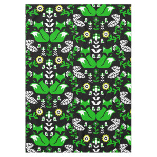 Toalha De Mesa Fox Nordic Scandinavian Folart Tablecloth