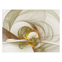 Toalha De Mesa Fractal de cores metálicas do Precioso moderno