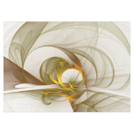 Toalha De Mesa Fractal de cores metálicas do Precioso moderno