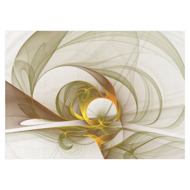 Toalha De Mesa Fractal de cores metálicas do Precioso moderno (Frente (Horizontal))