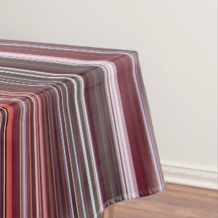 Toalha De Mesa Framboesa Selvagem Vermelha, Rosa e Greve de Borgo