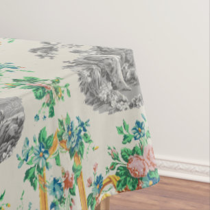 Toalha De Mesa Francês Rococo François Boucher Vignette Pattern
