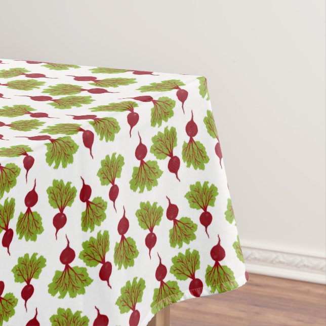 Toalha De Mesa Fresh Beet Collection White (Posição Original)