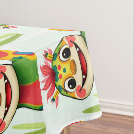 Toalha De Mesa „Fröhlicher Dschungeldrache – Bunt und Glücklich“