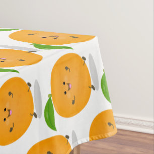 Toalha De Mesa Fruta de citrinos de laranja-dança