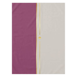 Toalha De Mesa Fuchsia e Taupe Haven