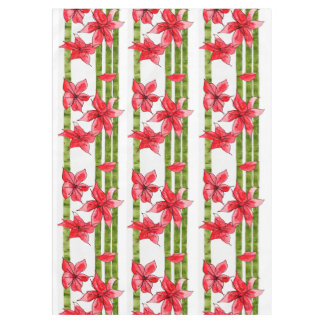 TOALHA DE MESA FUN AND FABULOUS POINSETTIA TABLECLOTH