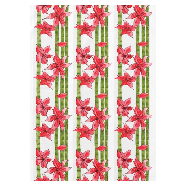TOALHA DE MESA FUN AND FABULOUS POINSETTIA TABLECLOTH (Frente)