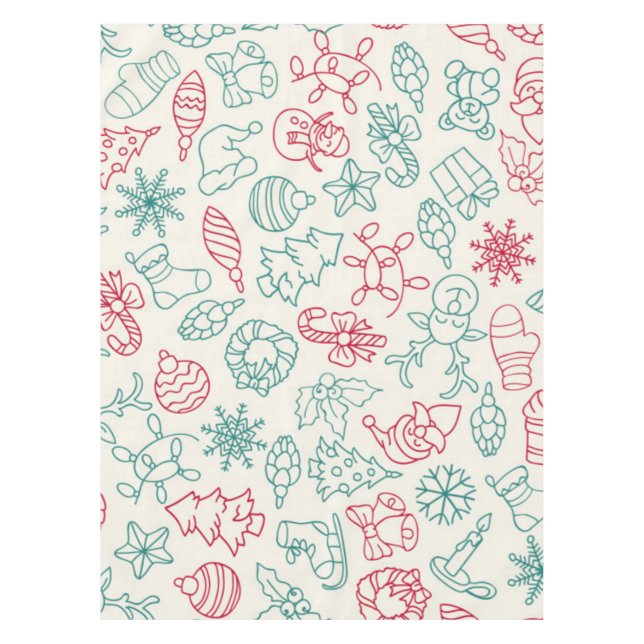 Toalha De Mesa fundo festivo, padrão de cores festivas, festivo, (Frente)