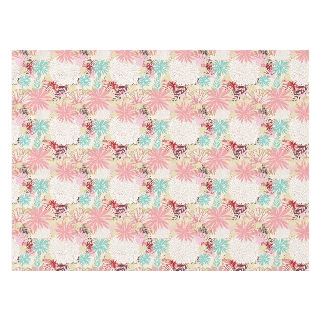 Toalha De Mesa Fundo floral 4 (Frente (Horizontal))