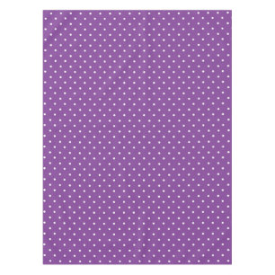 Toalha De Mesa Fundo roxo sem emenda padrão de bolinhas