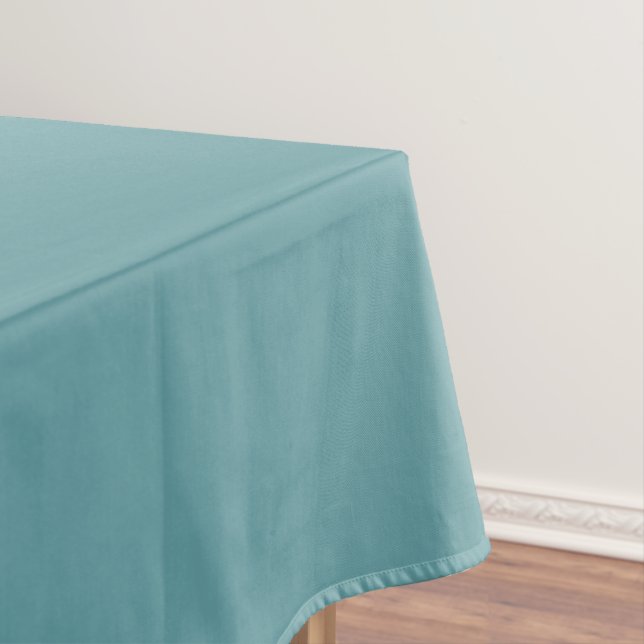 Toalha De Mesa Fundo Teal Simples (Posição Original)