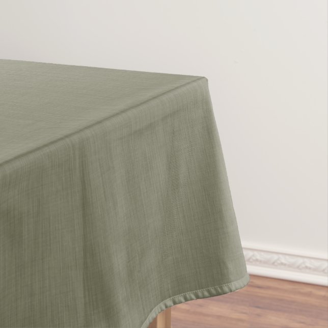 Toalha De Mesa Fundo texturizado verde oliva calmo e simples (Posição Original)