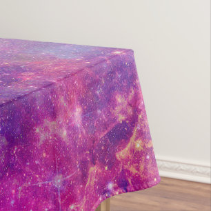 Toalha De Mesa Galáxia da Nebulosa Espacial Púrpura Rosa-Rosa