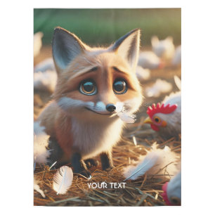 Toalha De Mesa Galinha de Penas de Raposa Fantasy