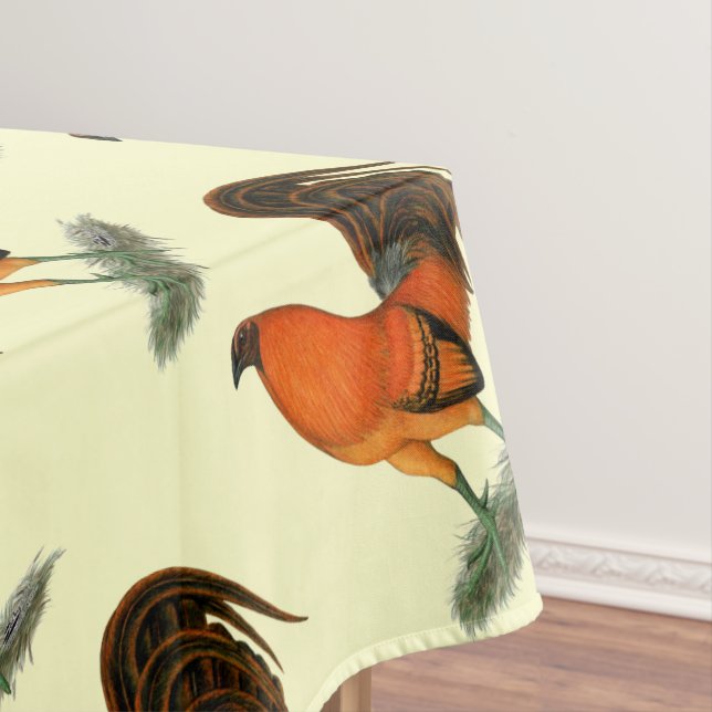 Toalha De Mesa Gamecock Ginger Red Rooster (Posição Original)