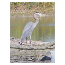 toalha de mesa Garça Azul