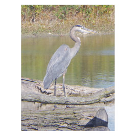 toalha de mesa Garça Azul