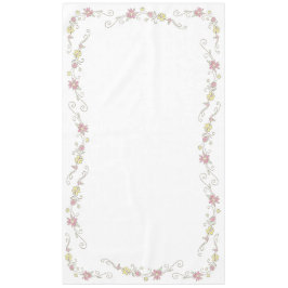 Toalha De Mesa Garota Chá de fraldas País Ocidental