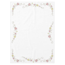 Toalha De Mesa Garota Chá de fraldas País Ocidental